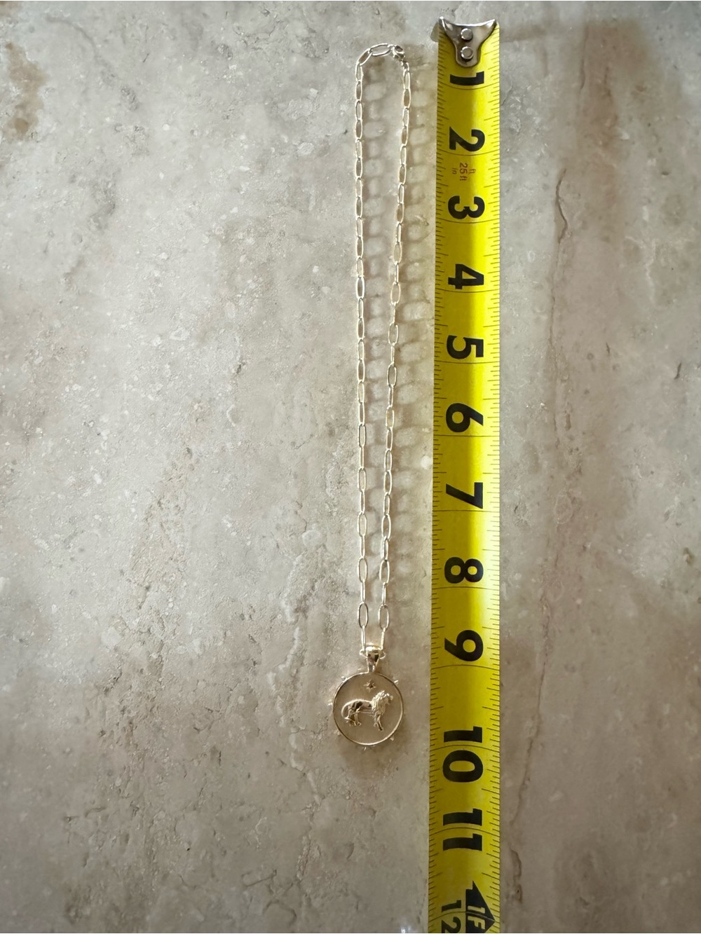 Jane Win Courage Small Pendant Coin with Chain - Picture 7 of 11